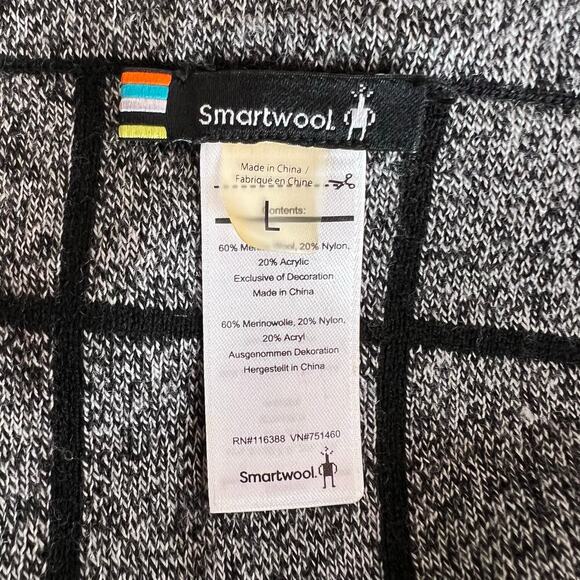 SMARTWOOL Merino Wool Blend Skirt in Black Women's Size Large - Picture 5 of 6
